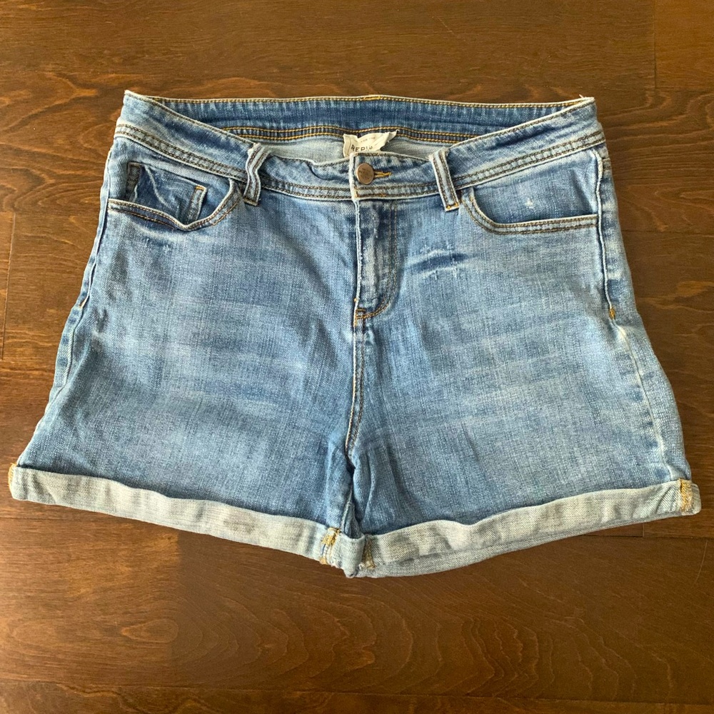 For the Republic | Cuffed Jean Shorts 🏷 12/30